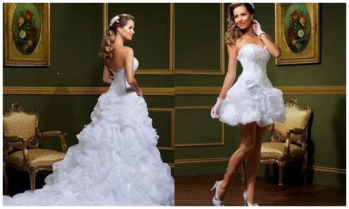 alquiler vestido novia corto